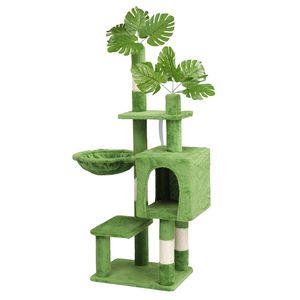 Tiragraffi per Gatti da 48 Pollici con Amaca e Struttura in MDF - Product Image 1