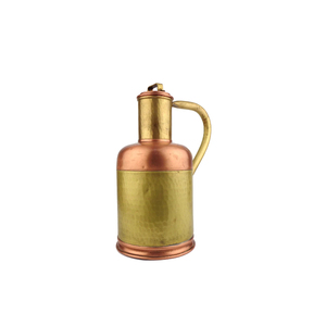 Copper <b>Jug</b> with Polished Hammered Design Perfect for Serving Water in Hotels Homes Elegant and Functional <b>Drink</b> Ware Supplies - Product Image 6