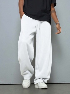 กางเกงขนแกะทรงหลวมสำหรับผู้ชายกางเกงวอร์มใส่ลำลองสำหรับฤดูหนาวกางเกงวิ่งจ๊อกกิ้งแบบกำหนดเองได้ - Product Image 3