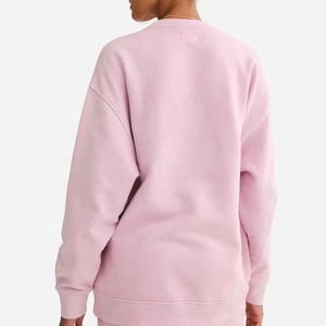 Nouveau sweat à capuche en molleton 100 % coton à manches longues avec logo personnalisé 2026 – Sweat à capuche personnalisable pour femme - Product Image 3