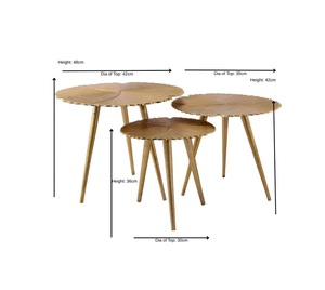 Designer Cast Aluminum <b>Bar</b> <b>Table</b> Textured Floral Top Artistic Surface Sturdy Tripod Legs Durable Finish Elegant Statement Accent - Product Image 6