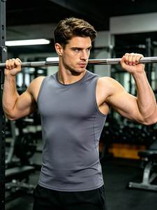 Envío GRATUITO con un límite de $20, Camiseta sin mangas con logo de flecha, Venta al por mayor, Chaleco deportivo informal de verano para hombre, Material ligero, Estilo deportivo - Product Image 4