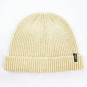 Gorro de Punto Acrílico Unisex Estilo Punk de 60 Colores, con Puño y Logotipo Personalizado Bordado, Ajustable, Cálido para Invierno - Product Image 4