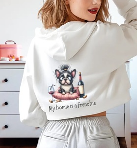 เสื้อฮู้ดครอป, เสื้อฮู้ดคนรักสุนัข, เสื้อฮู้ดคุณแม่สุนัข, เสื้อฮู้ดครอปผู้หญิง, เสื้อฮู้ดชื่อสัตว์เลี้ยง, เสื้อฮู้ดลายสุนัขตลกๆ - Product Image 1