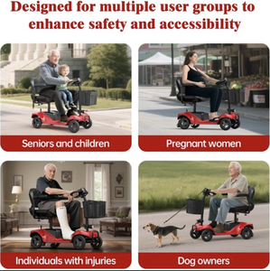 NEW Offer 4 Wheel Scooter for 25 Miles <b>Range</b> Electric Folding - Product Image 6