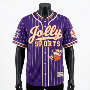 Premium Polyester Mesh Men Baseball Jersey Piping Panels Custom Tackle Twill <b>Logos</b> 100% cotton T-shirt for men loose fit printed - Product Image 5