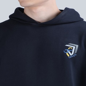 เสื้อฮู้ดดี้ผู้ชายไซส์ใหญ่ สไตล์ลำลอง ผ้าฟลีซ มีซิป โลโก้พิมพ์ลายเรียบ ผ้าหนานุ่ม ผลิตจากโพลีคอตตอนใหม่ ลดราคา - Product Image 6
