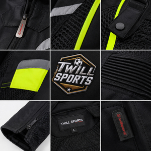 Chaqueta de Motociclismo Personalizada de Malla Transpirable con Bolsillos de Protección, Fabricante de Ropa para Motociclistas con Etiqueta Privada OEM ODM - Product Image 5