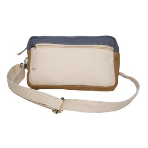 Bolso Bandolera de Lona Personalizado |   Bolso de Hombro Ajustable de Lona |   Riñonera de Viaje con Bolsillos Organizadores OEM ODM - Product Image 1