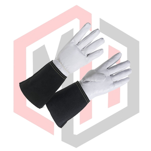 Gants de soudage TIG en cuir grainé, antistatiques, anti-chaleur, anti-coupure, résistants à la déchirure, sans silicone, sans poudre, respirants, stériles - Product Image 2