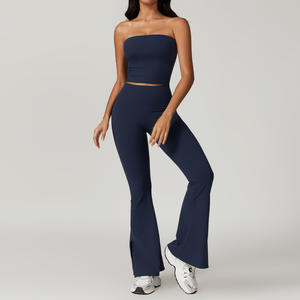 Conjunto de Yoga sin Costuras para Mujer, Sujetador Deportivo y Leggings de Cintura Alta, Ropa Deportiva para Gimnasio - Product Image 5