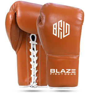 Premium Lace Up Boxing Gloves Genuine Leather Neoprene <b>Foam</b> <b>Padding</b> for Sparring Training Competition Custom Logo OEM Manufactur - Product Image 1