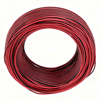 Cable Eléctrico Paralelo Yuehua 28awg de 2 Hilos Rojo y Negro con Diseño de Cinta Plana para Comunicación Cableada