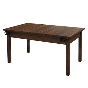 63\" X 40\" <b>Solid</b> <b>Wood</b> Dining <b>Table</b> with Non-Slip Placemats Removable <b>Table</b> <b>Top</b> for 4-6 Players for Board & Gaming - Product Image 5