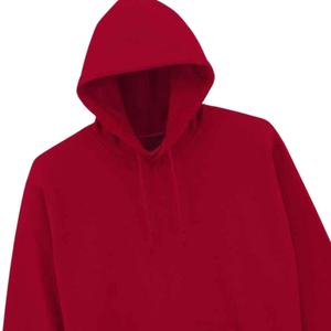 Red <b>Plain</b> Hoodie for <b>Men</b> & Women Unisex Cotton Fleece Sweatshirt With Warm Pullover <b>Hoodies</b> Custom Logo OEM Winter Streetwear - Product Image 5
