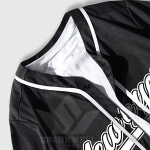 Maillot de baseball unisexe à manches courtes, motif éclaboussures colorées imprimé intégral, séchage rapide, polyester, coupe régulière pour adulte, vêtement de sport - Product Image 4