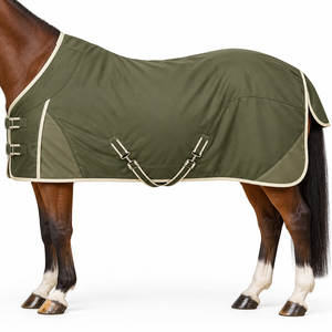 Couverture d'hiver chaude pour chevaux et couverture d'équitation, couleurs et logo personnalisés, OEM, polyester/nylon, polaire épaisse, imperméable - Product Image 4