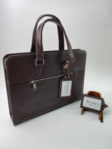 Maletín para Portátil de Cuero Genuino Rajido, de Alta Calidad, Impermeable, Suave, Gran Capacidad, Moderno, Clásico, Casual, con Cierre - Product Image 4