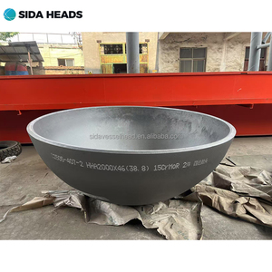 Mezza sfera cava in acciaio inossidabile semisfere acciaio inossidabile mezza sfera testa emisferica - Product Image 1