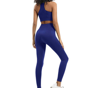 Ensembles de yoga pour femmes grandes tailles, design personnalisé, taille élastique, vente chaude, respirants, style unique - Product Image 2