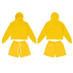 Ensemble short et t-shirt d'été pour hommes, grande taille, personnalisable avec logo, idéal pour la gym et le fitness, vente en gros - Product Image 6