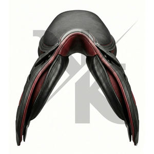 Silla de montar inglesa multiusos de cuero de vaca con estructura de madera para doma y salto, productos de carreras de caballos ingleses de la India - Product Image 3