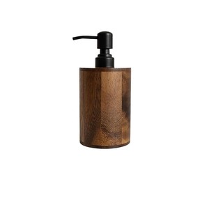 Elegante Dispensador de Jabón de Madera de Cedro Tallado a Mano con Diseño de Hoja - Venta al por Mayor - Product Image 4