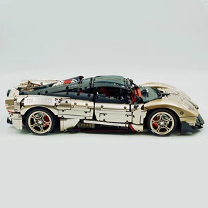 GULY 10657 MOC Coche Clásico de Carreras, Bloques de Construcción, Modelo de Hipercoche, Rompecabezas de Ladrillos, Juguete de Ensamblaje DIY, Regalos de Navidad para Niños - Product Image 2