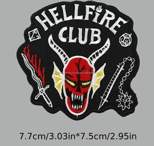 Nuevos parches de goma de transferencia de calor personalizados a la moda, insignias de PVC, etiquetas impresas, lienzo, estilo cosido, tela de sarga - Product Image 6