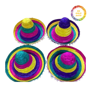 Sombreros de Paja Mexicanos con Temática de Playa, Decoración para Fiestas - Product Image 3