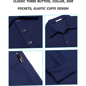 Camiseta de Manga Larga para Hombre al por Mayor, Cuello Redondo, Color Sólido, Directo de Fábrica, Ropa Básica - Product Image 2