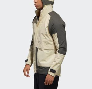 Unisex <b>Corduroy</b> Quarter-Zip Color Blocking Windproof <b>Jacket</b> with Zipper Front Pockets Casual Finished Sporty Autumn Wear - Product Image 2
