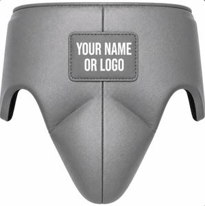 HOMIZON ENTERPRISES Prix d'usine Protection de cuisse professionnelle personnalisée pour hommes en cuir de vache véritable EVA MMA Muay Thai - Product Image 1