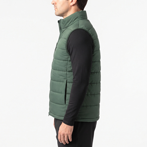 Wholesale Men's Insulated Puffer <b>Gilet</b> <b>Lightweight</b> Quilted Sleeveless Winter Jacket Warm Outdoor Body Warmer - Product Image 3