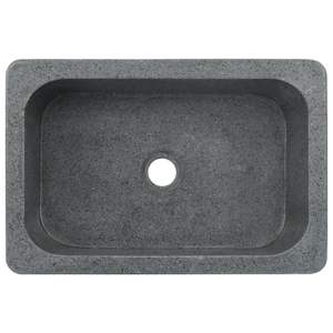 Lavabo de Baño Riverstone Negro de 17.7"x11.8"x5.9" - Product Image 5