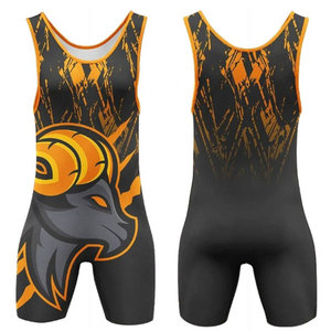 Maillots de lutte unisexes sur mesure, respirants, col en V, double bretelle, ajustés, écologiques, pour la lutte, en gros, faible MOQ, livraison rapide - Product Image 5