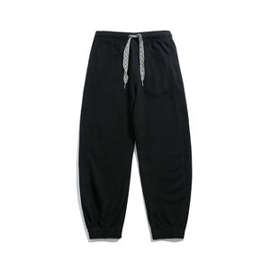 Pantalones Deportivos de Forro Polar para Hombre, Estilo Vintage, Cintura Elástica, Puños Ajustables, Casuales, para Otoño e Invierno - Product Image 5