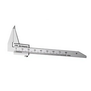 Calibrador deslizante de 5 pulgadas (0-80 mm), herramienta de medición para laboratorio dental, calibrador Vernier, instrumentos quirúrgicos - Product Image 3
