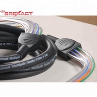 Câbles multipaires XLR audio 8 canaux avec gaine en PVC et blindage en feuille d'aluminium
