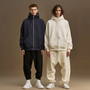 Sudaderas con Capucha Unisex para Invierno, Poliéster/Algodón, 500 Gramos, Forro Tejido, Corte Holgado, Transpirable, Antiarrugas, Ecológicas, Impresión Personalizada - Product Image 4