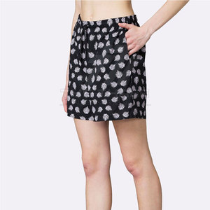 Pantalones Cortos de Mujer para Ocio de Fin de Semana, Tacto Suave, Cordón Ajustable, Acabado Liso, Listos para Vacaciones, Estilo Moderno y a la Moda - Product Image 3