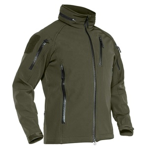 Unisex Winter <b>Warm</b> Tactical Soft Shell Jacket Windbreak and <b>Waterproof</b> Plaid Pattern New Outdoor Use Fabric Zipper Closure 2025 - Product Image 1