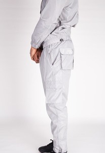 OEM Custom Solid Waterproof Windproof <b>Plus</b> <b>Size</b> Unisex <b>2</b>-<b>Piece</b> Tracksuit <b>Set</b> Quick Dry 100% Nylon Zipper Back <b>Pants</b> Pockets - Product Image 4