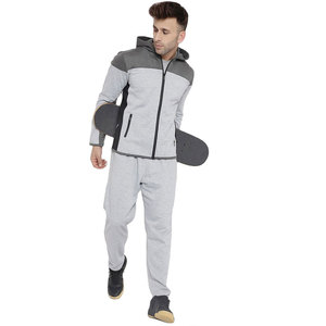 Survêtements de jogging légers pour hommes, deux pièces, unis, avec fermeture éclair, haute qualité, prix de gros, personnalisables avec logo, pour l'hiver - Product Image 4