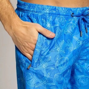 Short de bain pour homme 2026 à séchage rapide, avec doublure en maille respirante, vêtement décontracté d'été avec taille élastique ajustable - Product Image 5