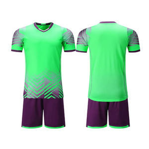 Ensemble de maillots de football personnalisés, uniforme de football vert et noir, vêtements d'entraînement d'équipe - Product Image 6