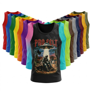 Fashion Summer Top Quality Sleeveless Graphic Fleece Custom Embroidery Brand Name Zipper Vest Punk Rock Streetwear Tank Top Men - Product Image 1