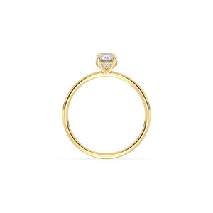REYES – bague minimaliste en argent Sterling 925, coupe ovale, 0.84 Carat, VVS, Moissanite, pour femmes, bijoux fins de luxe certifiés GRA - Product Image 6