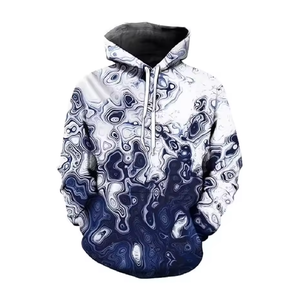 เสื้อฮู้ดดี้พิมพ์ลายดิจิทัลสำหรับผู้ชาย คุณภาพพรีเมียม ผ้าฝ้าย 100% เป็นมิตรต่อสิ่งแวดล้อม ระบายอากาศได้ดี เหมาะสำหรับฤดูใบไม้ผลิ มีกระเป๋า - Product Image 1