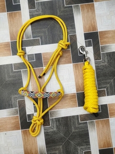 Cuerda de alta resistencia para caballos y conjunto de cabestro para entrenamiento, de proveedor indio a precio mayorista. - Product Image 5